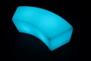 LED Curved Bench